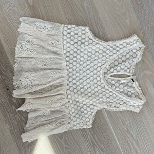 Free people lace tank top